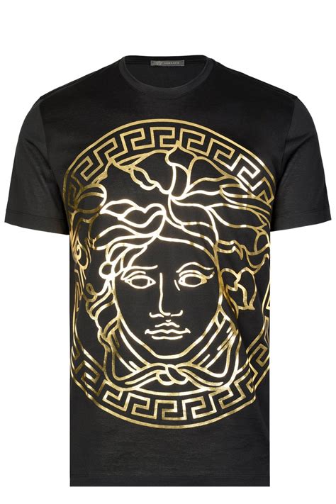 versace medusa t shirt fake|versace t shirt medusa head.